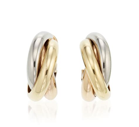 cartier trinity earring|trinity ring by cartier.